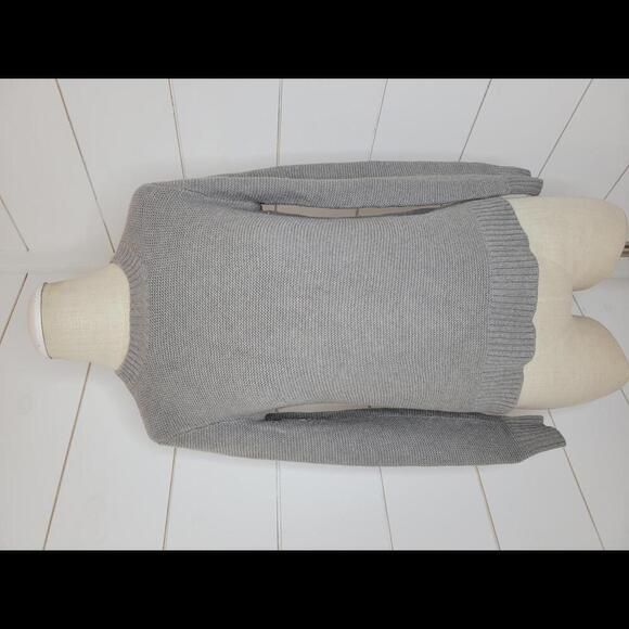 J Crew Small Grey heavyweight crew neck sweater - Picture 1 of 5